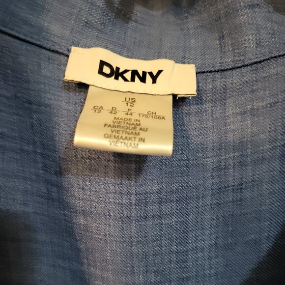 DKNY - Short Sleeves Dress - Size 12 - Picture 3 of 5